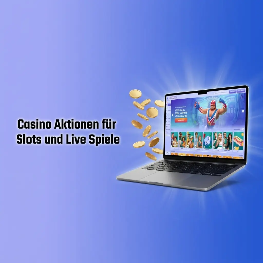 Casino Aktionen für Slots und Live Spiele