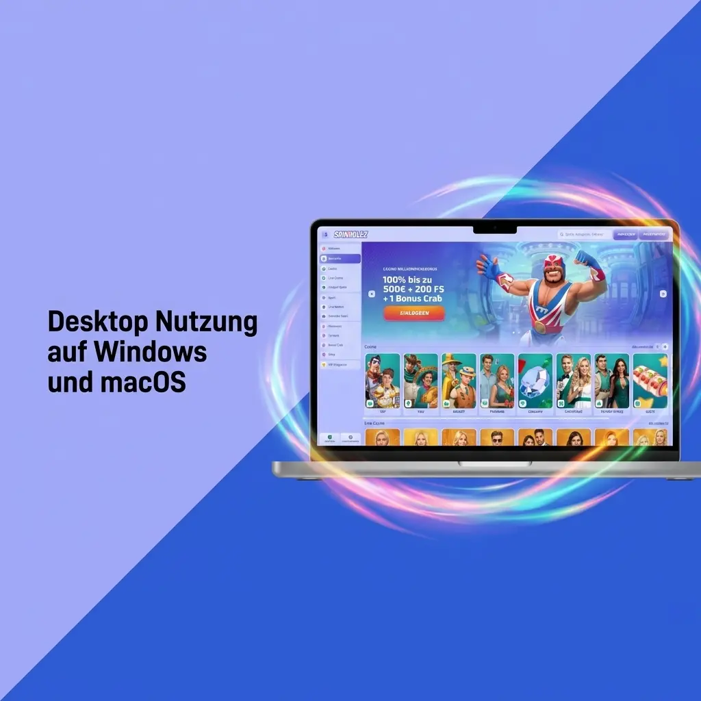 Wetten und Casino Spiele im Desktop Browser