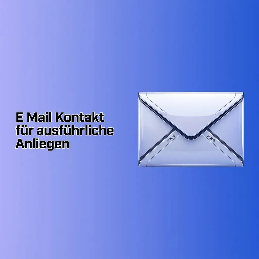 Support Anfrage per E Mail