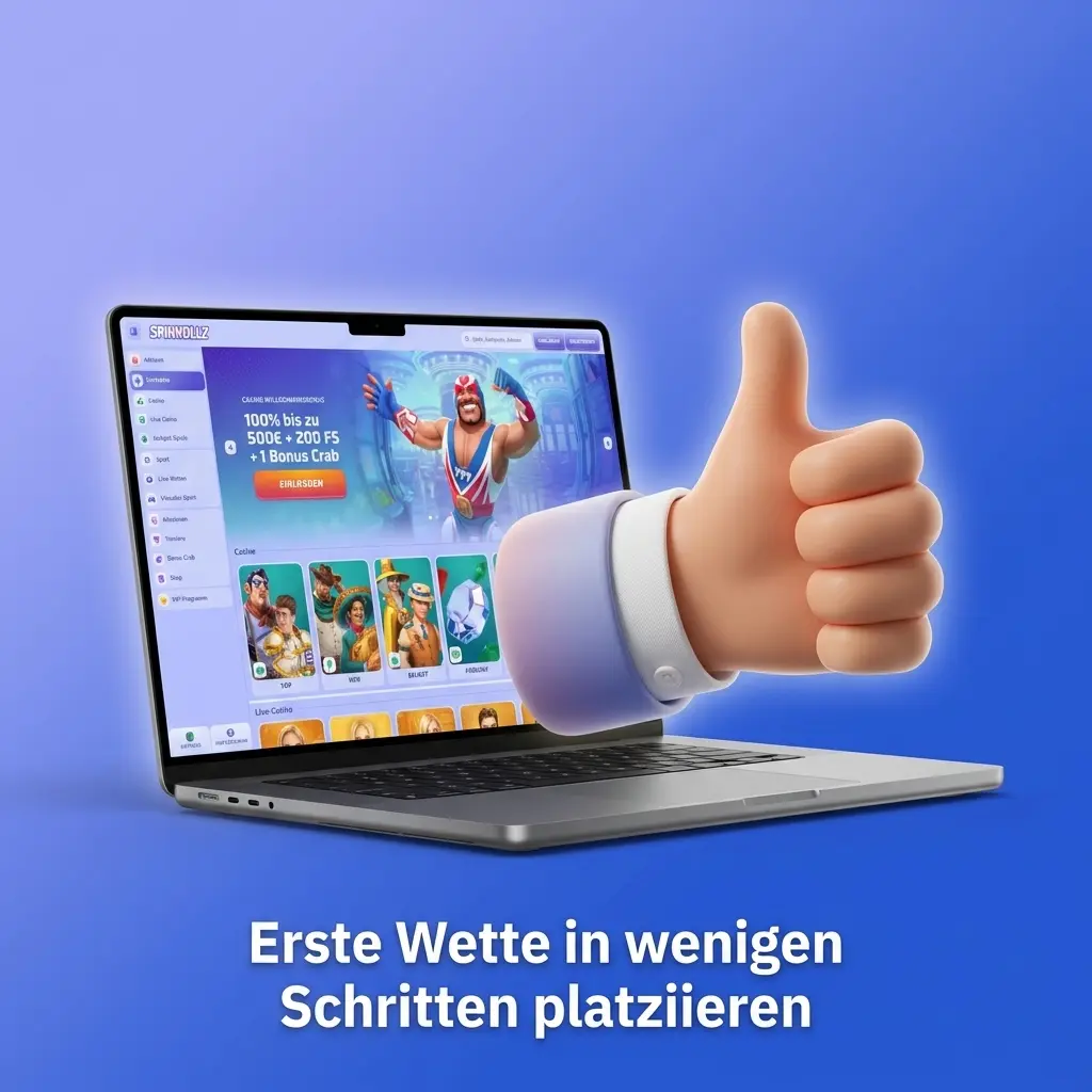 Wettschein auf einem Smartphone platzieren