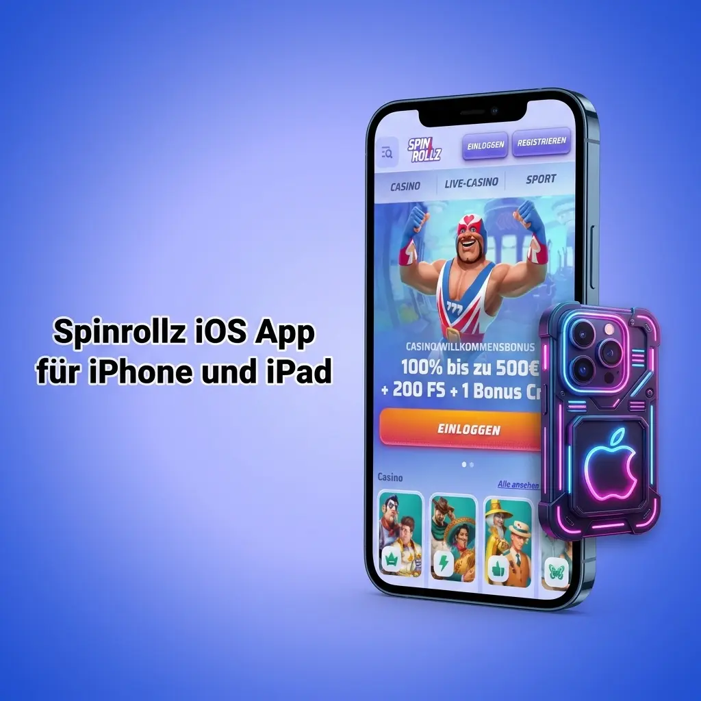 Spinrollz iOS App auf iPhone und iPad