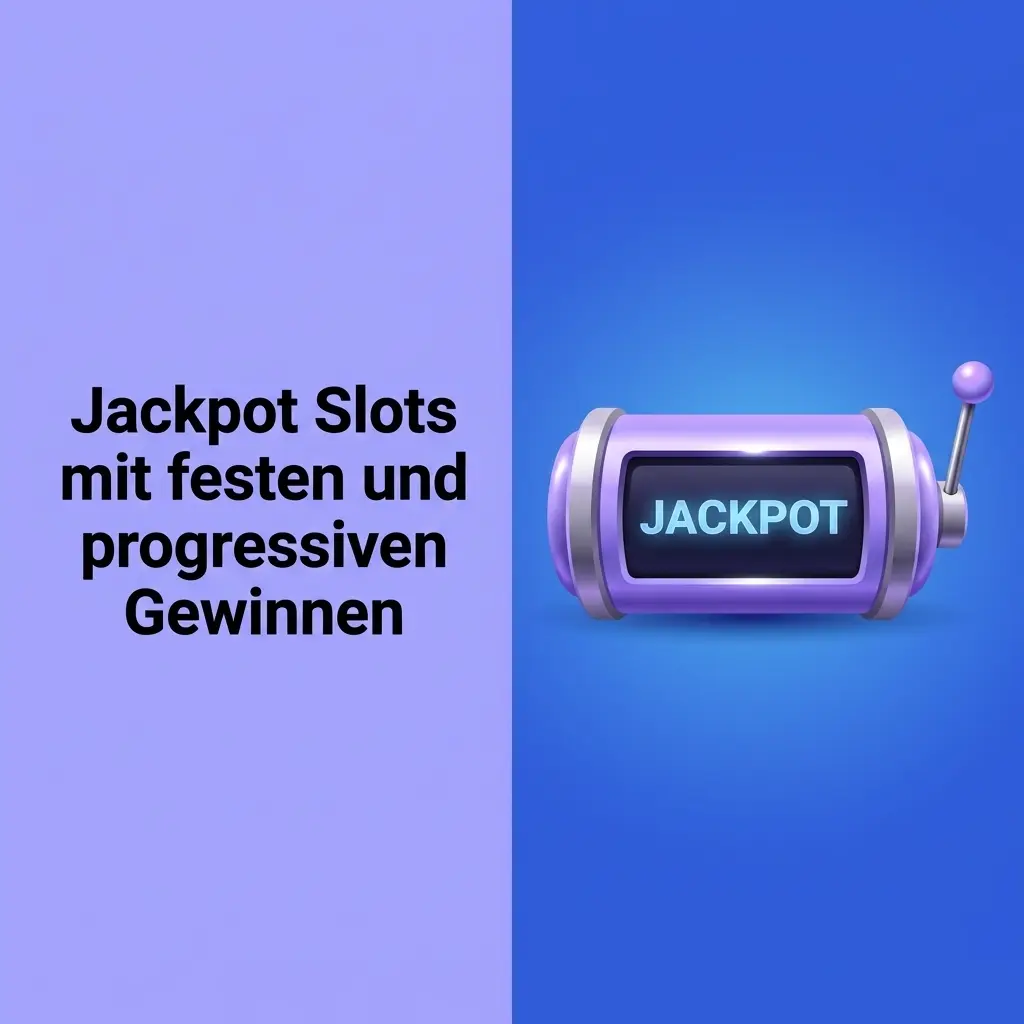 Jackpot Slot Automaten mit festen und progressiven Gewinnstufen