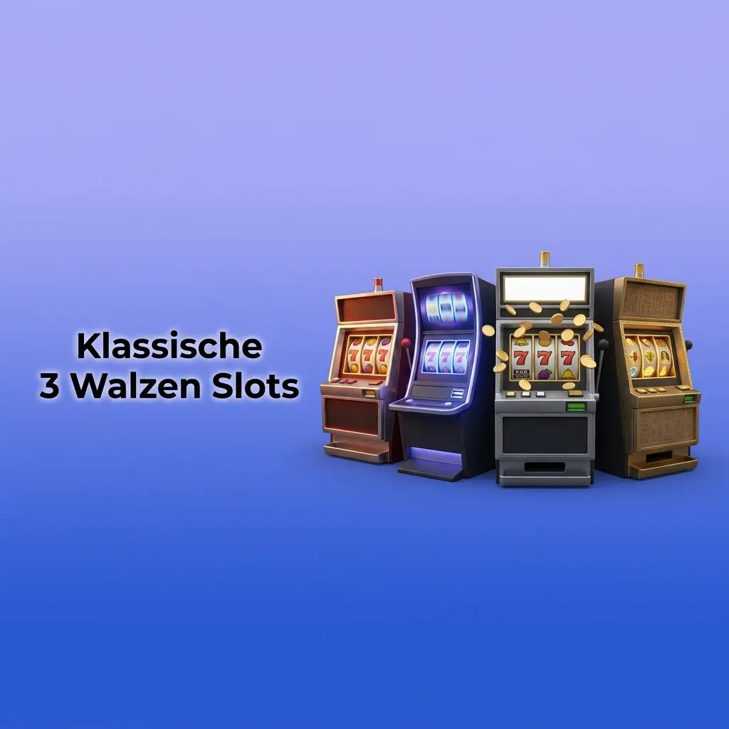 Klassische 3 Walzen Spielautomaten mit Früchten und BAR Symbolen