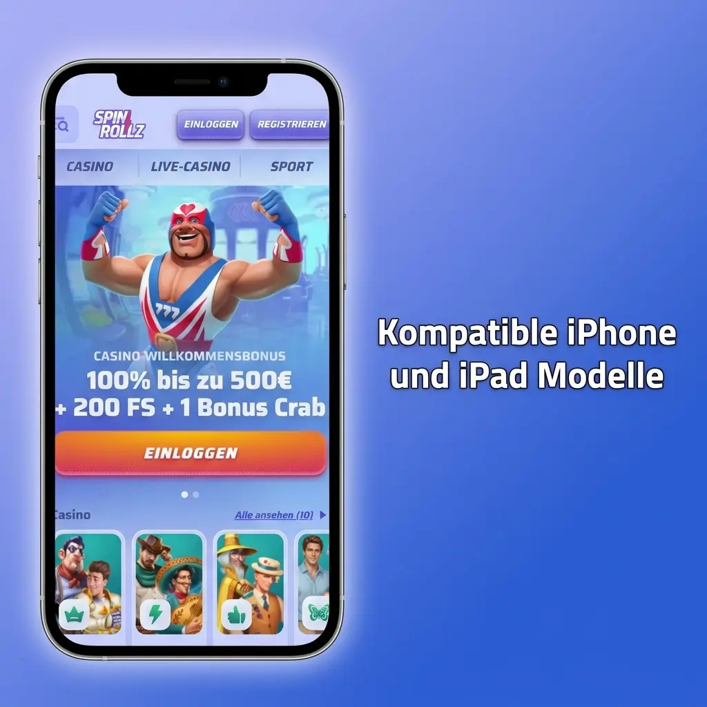 Kompatible iPhone und iPad Modelle