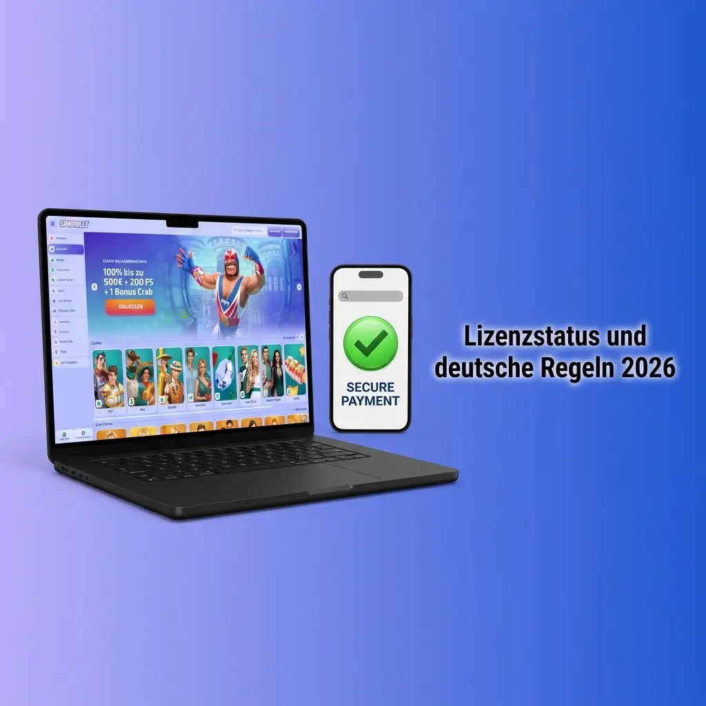 Lizenzinformationen und deutsche Glücksspielregeln für Spinrollz