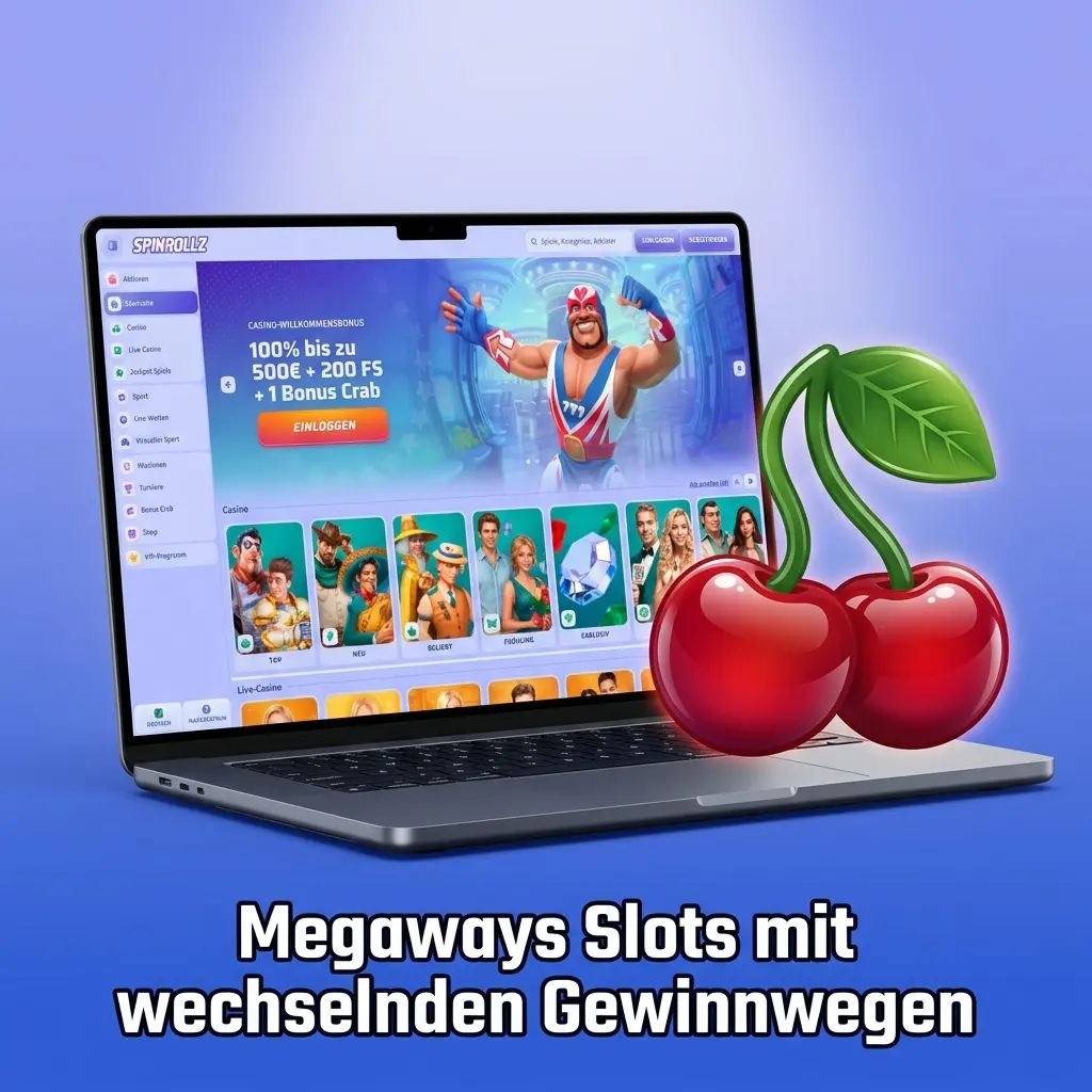 Megaways Slots mit wechselnden Gewinnwegen und Cascading Reels