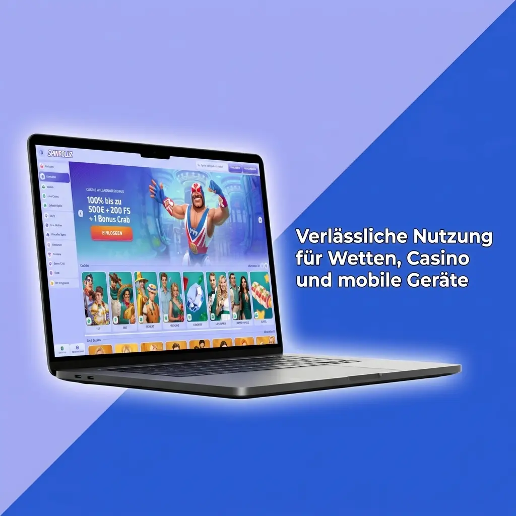 Spinrollz Nutzung für Sportwetten, Casino und mobile Geräte